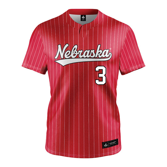 Nebraska - NCAA Softball : Bella Bacon - Red Jersey