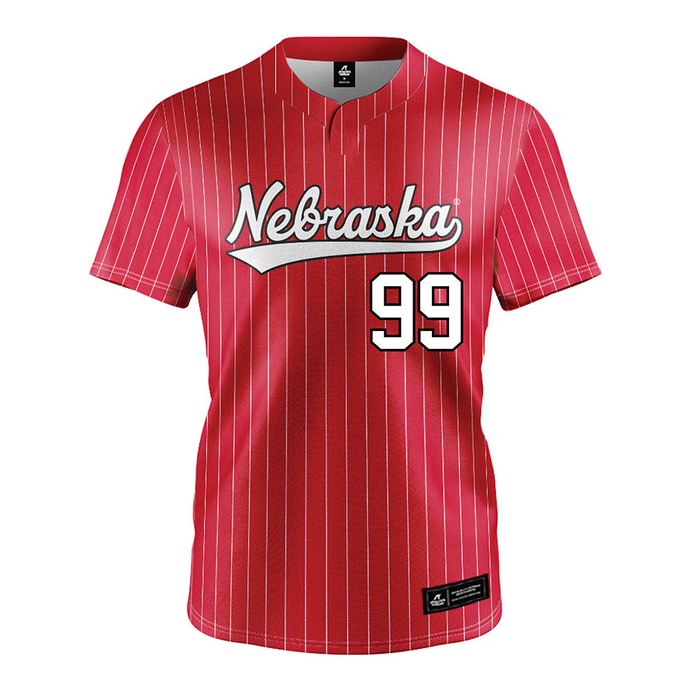 Nebraska - NCAA Softball : Alexis Jensen - Scarlet Jersey-0