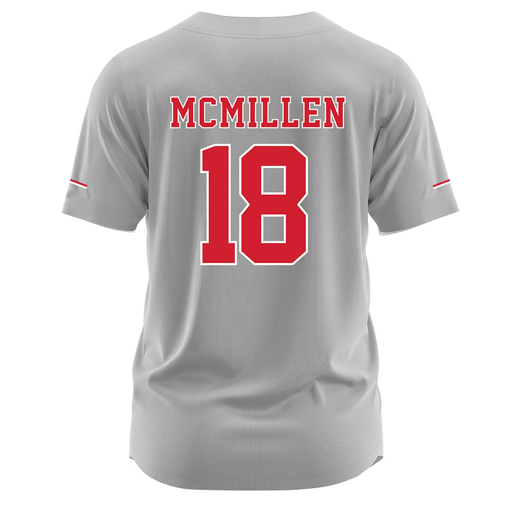 Nebraska - NCAA Softball : Nessa McMillen - Grey Jersey-1