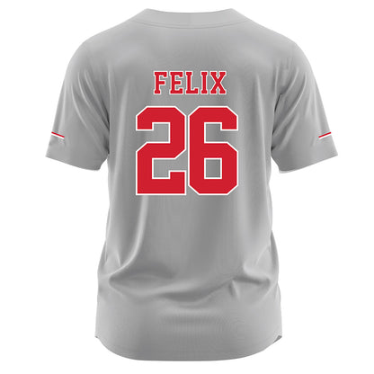 Nebraska - NCAA Softball : Alina Felix - Grey Jersey