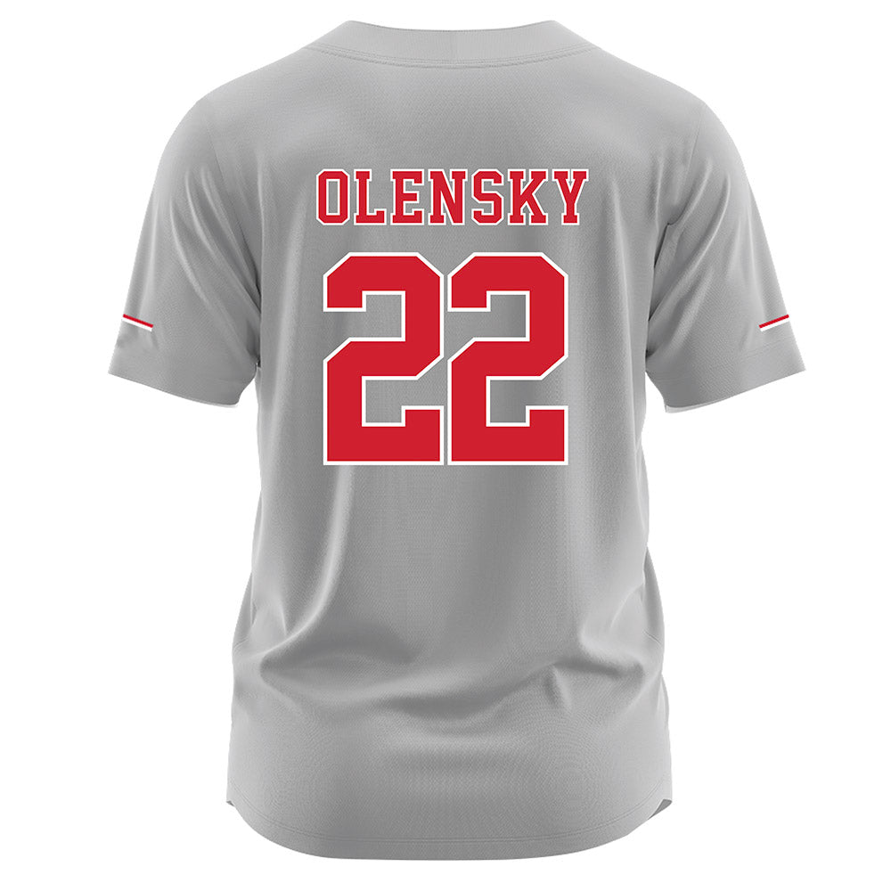 Nebraska - NCAA Softball : Caitlin Olensky - Grey Jersey