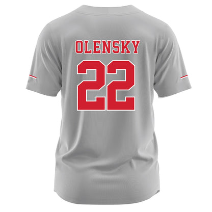 Nebraska - NCAA Softball : Caitlin Olensky - Grey Jersey