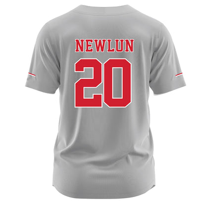 Nebraska - NCAA Softball : Abbey Newlun - Grey Jersey