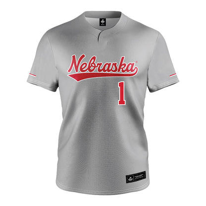 Nebraska - NCAA Softball : Olivia DiNardo - Grey Jersey-0