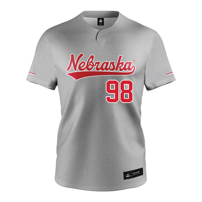 Nebraska - NCAA Softball : Jordyn Bahl - Grey Jersey