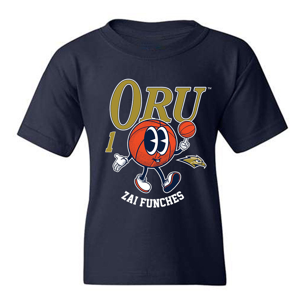Oral Roberts - NCAA Women's Basketball : Zai Funches - Fashion Shersey Youth T-Shirt-0