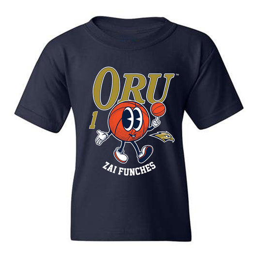 Oral Roberts - NCAA Women's Basketball : Zai Funches - Fashion Shersey Youth T-Shirt-0