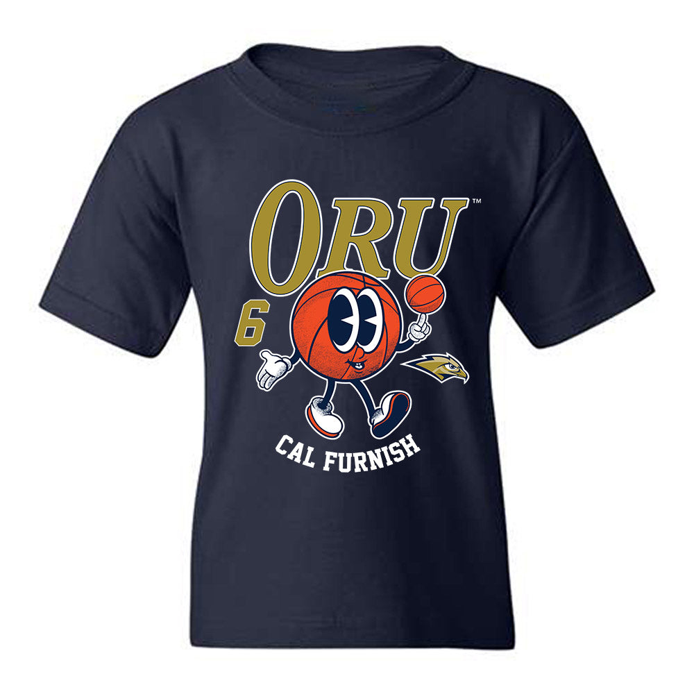 Oral Roberts - NCAA Men's Basketball : Cal Furnish - Fashion Shersey Youth T-Shirt-0