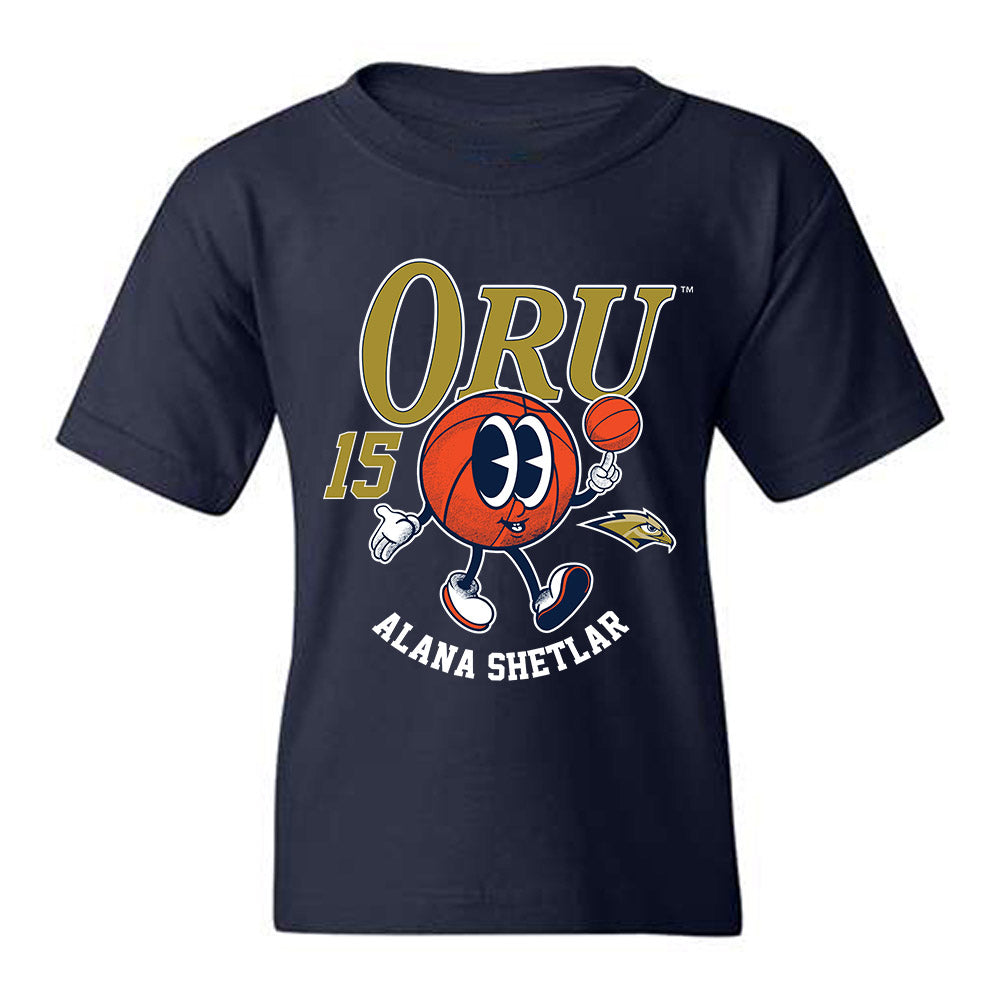 Oral Roberts - NCAA Women's Basketball : Alana Shetlar - Fashion Shersey Youth T-Shirt-0