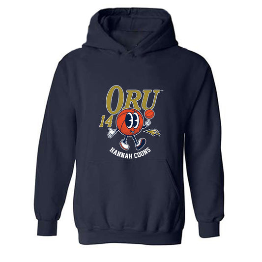 Oral Roberts - NCAA Women's Basketball : Hannah Coons - Fashion Shersey Hooded Sweatshirt-0