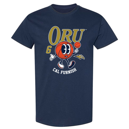 Oral Roberts - NCAA Men's Basketball : Cal Furnish - Fashion Shersey T-Shirt-0