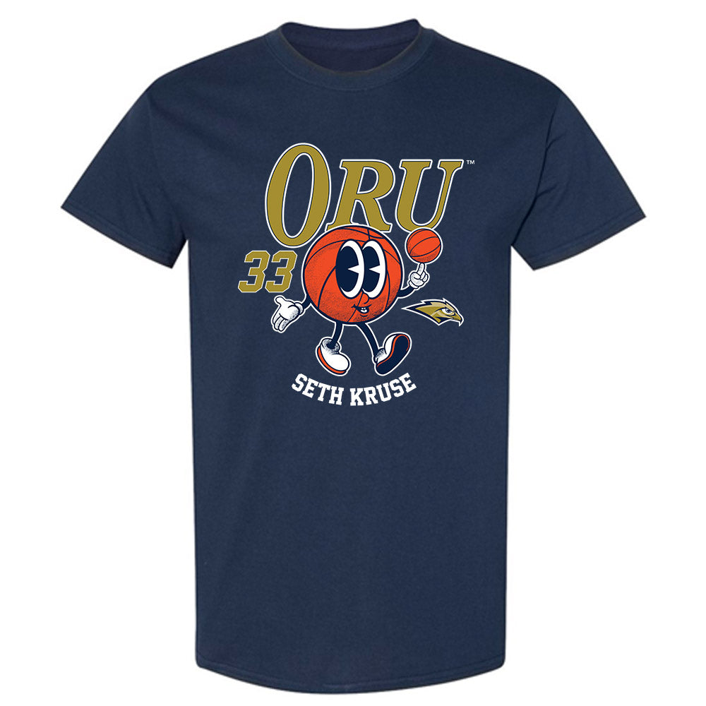 Oral Roberts - NCAA Men's Basketball : Seth Kruse - Fashion Shersey T-Shirt-0