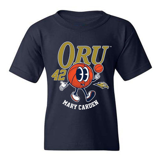 Oral Roberts - NCAA Women's Basketball : Mary Carden - Fashion Shersey Youth T-Shirt-0