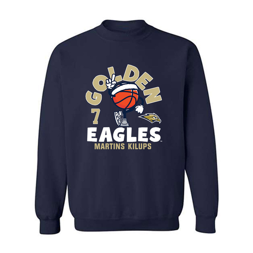 Oral Roberts - NCAA Men's Basketball : Martins Kilups - Fashion Shersey Crewneck Sweatshirt-0