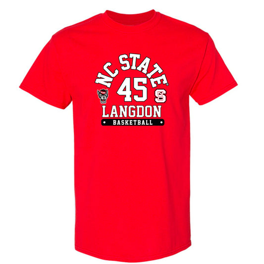 NC State - NCAA Men's Basketball : Colt Langdon - Fashion Shersey T-Shirt-0