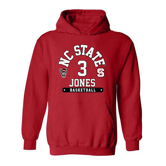 NC State - NCAA Women's Basketball : Zamareya Jones - Fashion Shersey Hooded Sweatshirt