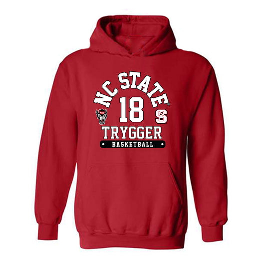 NC State - NCAA Women's Basketball : Tilda Trygger - Fashion Shersey Hooded Sweatshirt-0