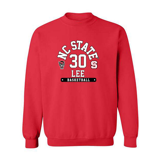 NC State - NCAA Men's Basketball : Sung Jin Lee - Fashion Shersey Crewneck Sweatshirt-0