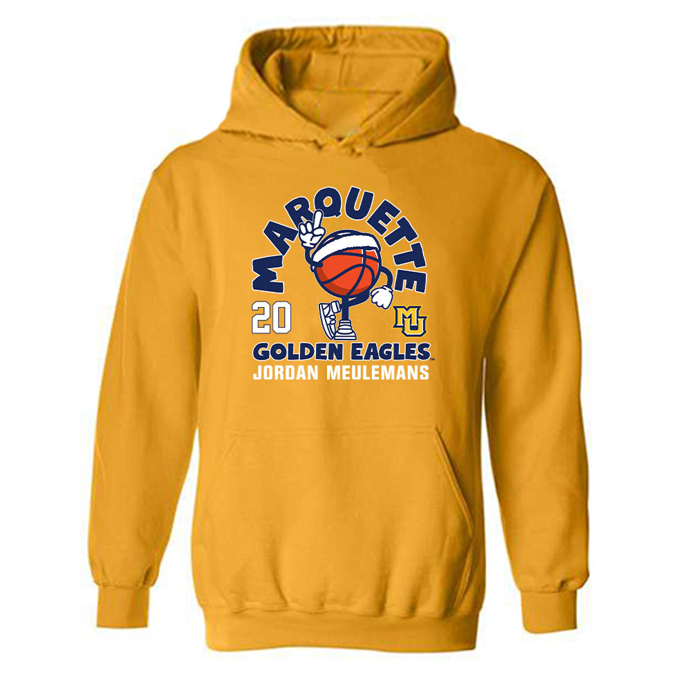 Marquette - NCAA Women's Basketball : Jordan Meulemans - Fashion Shersey Hooded Sweatshirt-0
