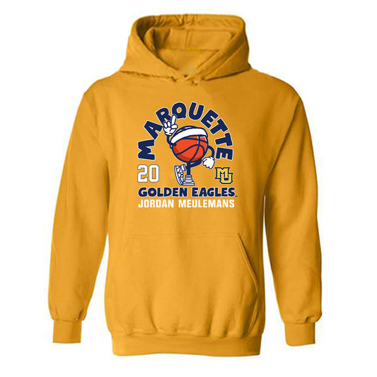 Marquette - NCAA Women's Basketball : Jordan Meulemans - Fashion Shersey Hooded Sweatshirt-0