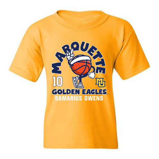 Marquette - NCAA Men's Basketball : Damarius Owens - Youth T-Shirt