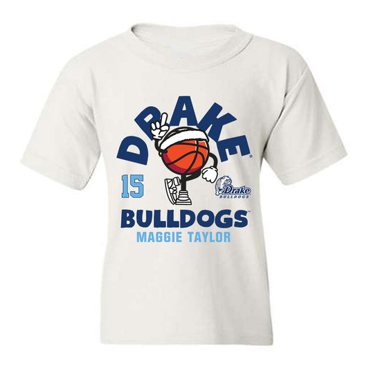Drake - NCAA Women's Basketball : Maggie Taylor - Fashion Shersey Youth T-Shirt-0