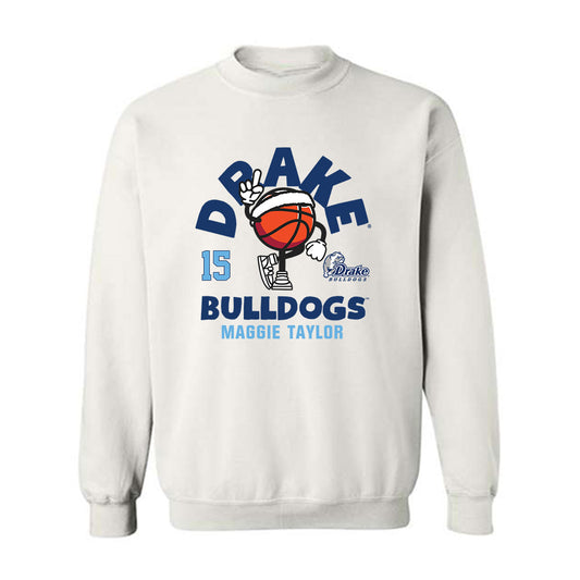 Drake - NCAA Women's Basketball : Maggie Taylor - Fashion Shersey Crewneck Sweatshirt-0