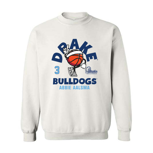 Drake - NCAA Women's Basketball : Abbie Aalsma - Fashion Shersey Crewneck Sweatshirt-0
