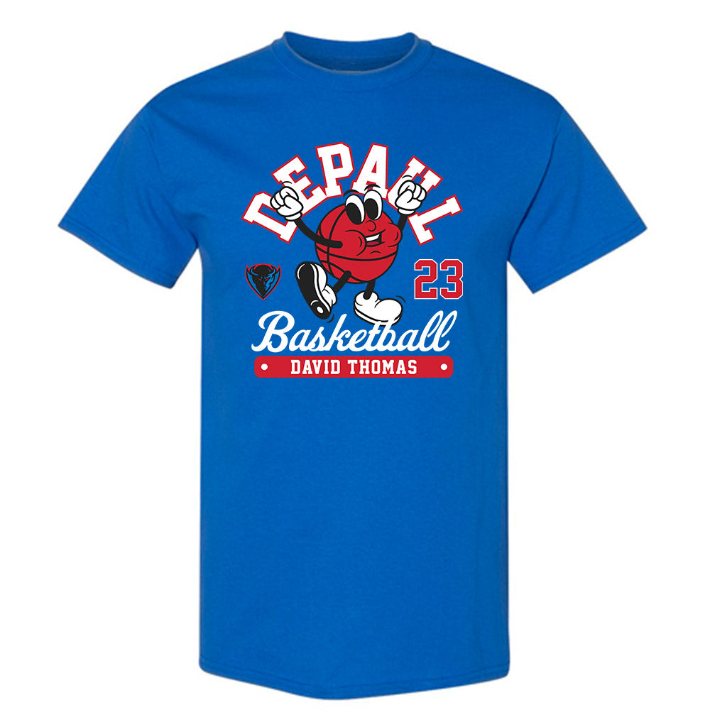 DePaul - NCAA Men's Basketball : David Thomas - Fashion Shersey T-Shirt