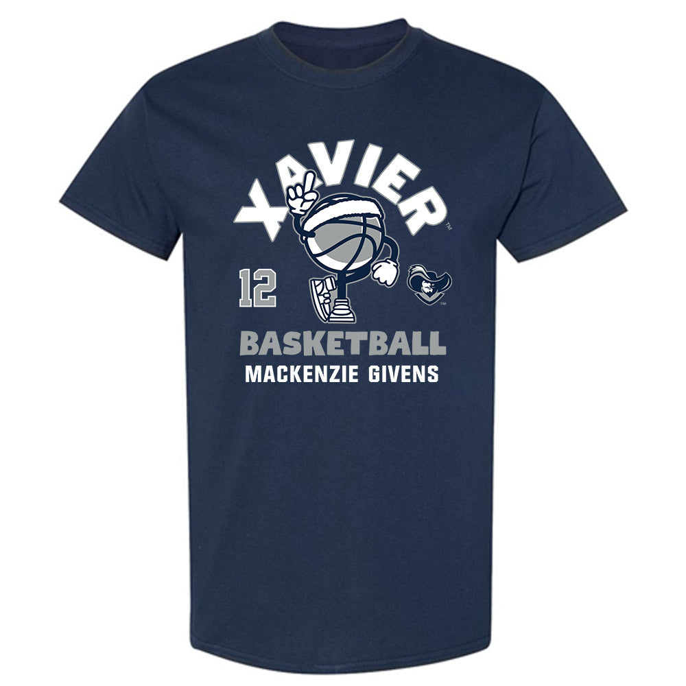 Xavier - NCAA Women's Basketball : MacKenzie Givens - Fashion Shersey T-Shirt