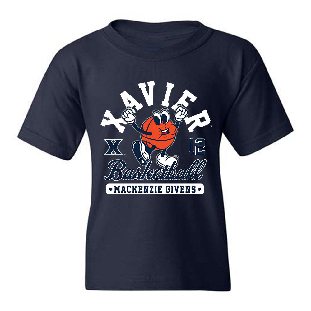 Xavier - NCAA Women's Basketball : MacKenzie Givens - Fashion Shersey Youth T-Shirt