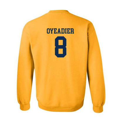 West Virginia - NCAA Men's Basketball : Abraham Oyeadier - Fashion Shersey Crewneck Sweatshirt-1