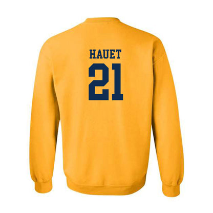 West Virginia - NCAA Men's Basketball : Niyol Hauet - Fashion Shersey Crewneck Sweatshirt-1