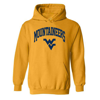 West Virginia - NCAA Men's Basketball : Niyol Hauet - Fashion Shersey Hooded Sweatshirt-0