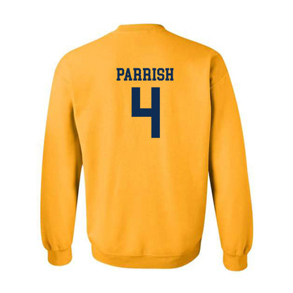 West Virginia - NCAA Women's Basketball : Madison Parrish - Fashion Shersey Crewneck Sweatshirt-1