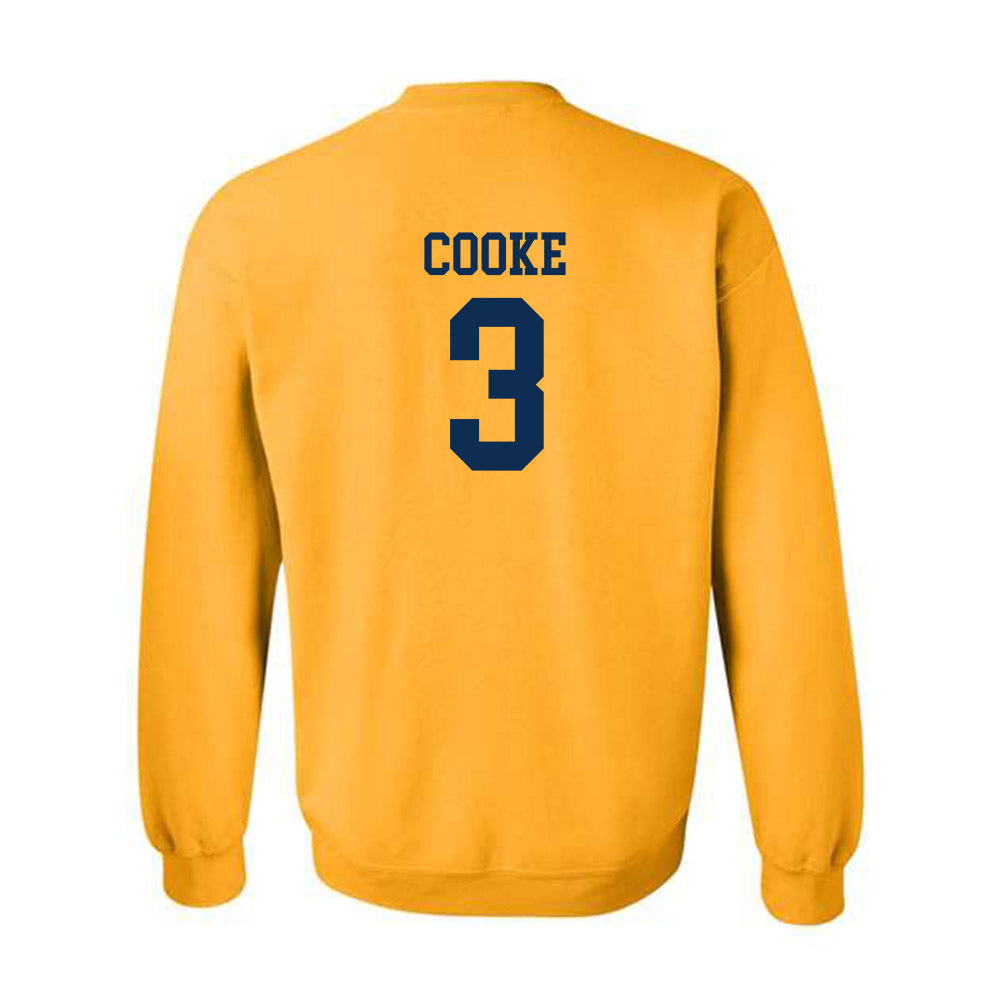 West Virginia - NCAA Women's Basketball : Gia Cooke - Fashion Shersey Crewneck Sweatshirt-1