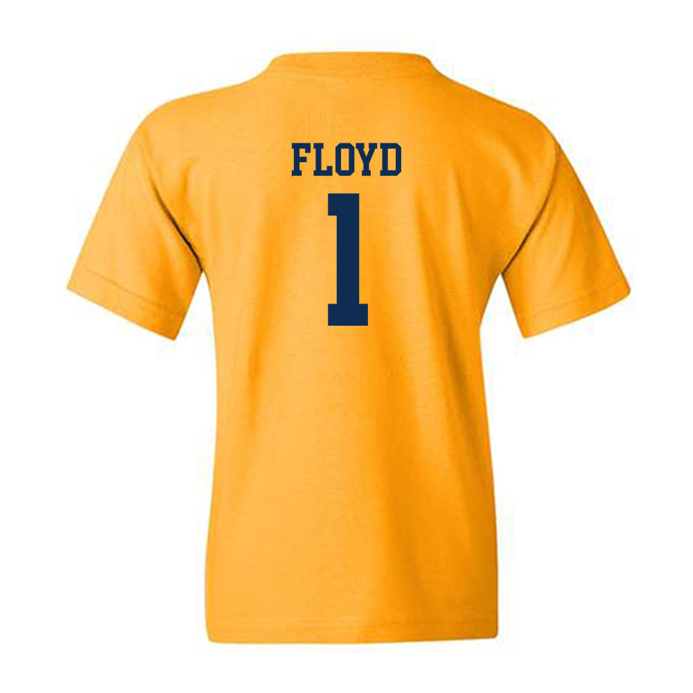 West Virginia - NCAA Men's Basketball : Jasper Floyd - Fashion Shersey Youth T-Shirt-1