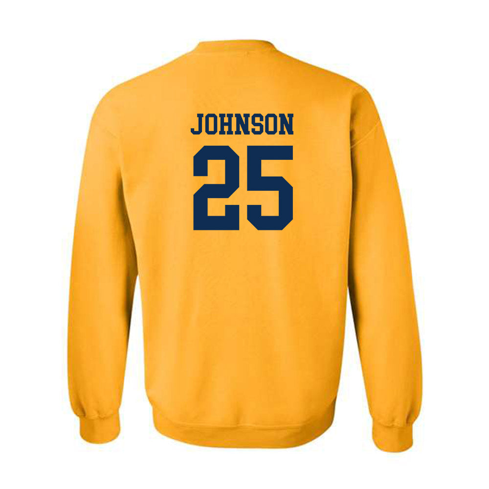 West Virginia - NCAA Women's Basketball : Loghan Johnson - Fashion Shersey Crewneck Sweatshirt-1