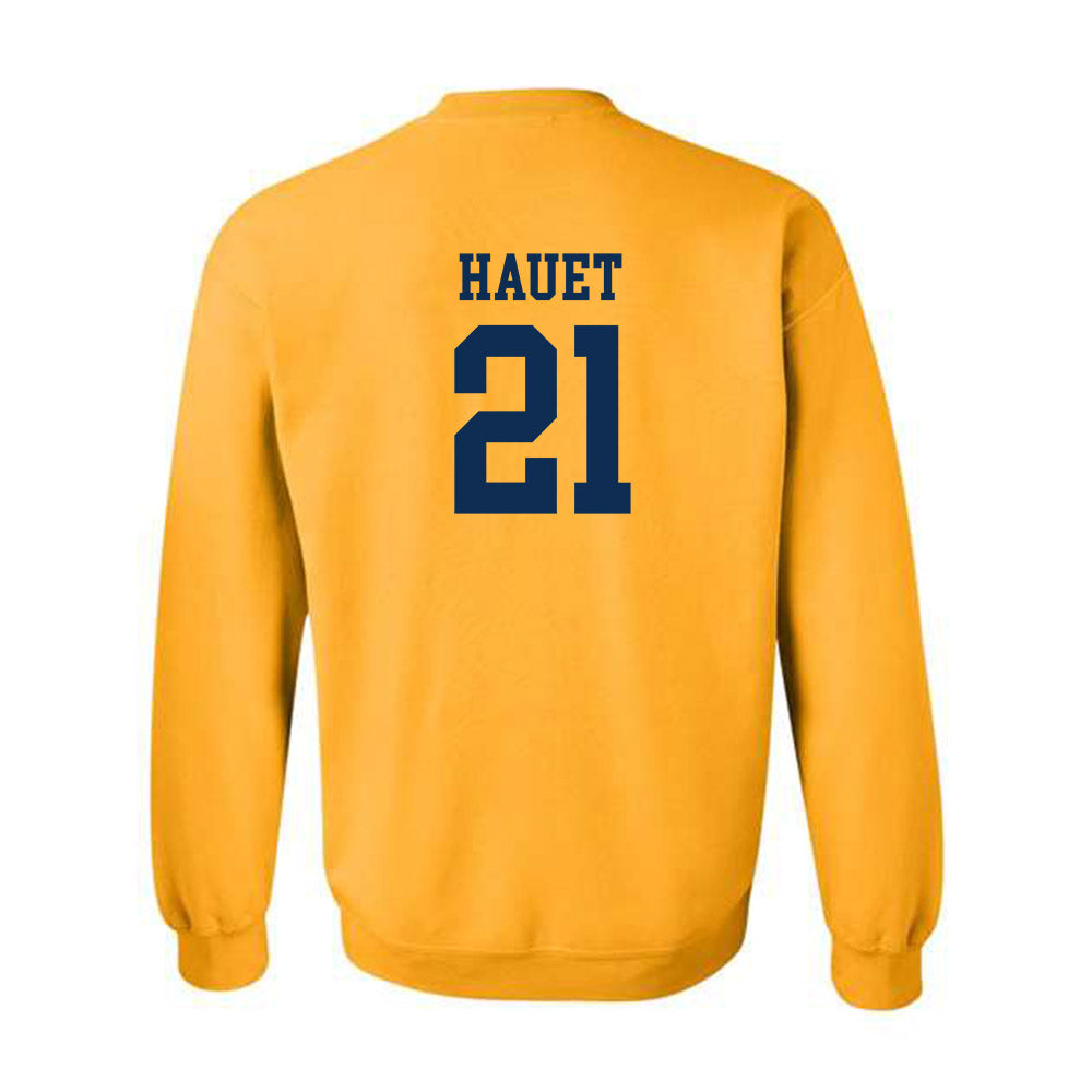 West Virginia - NCAA Men's Basketball : Niyol Hauet - Fashion Shersey Crewneck Sweatshirt-1