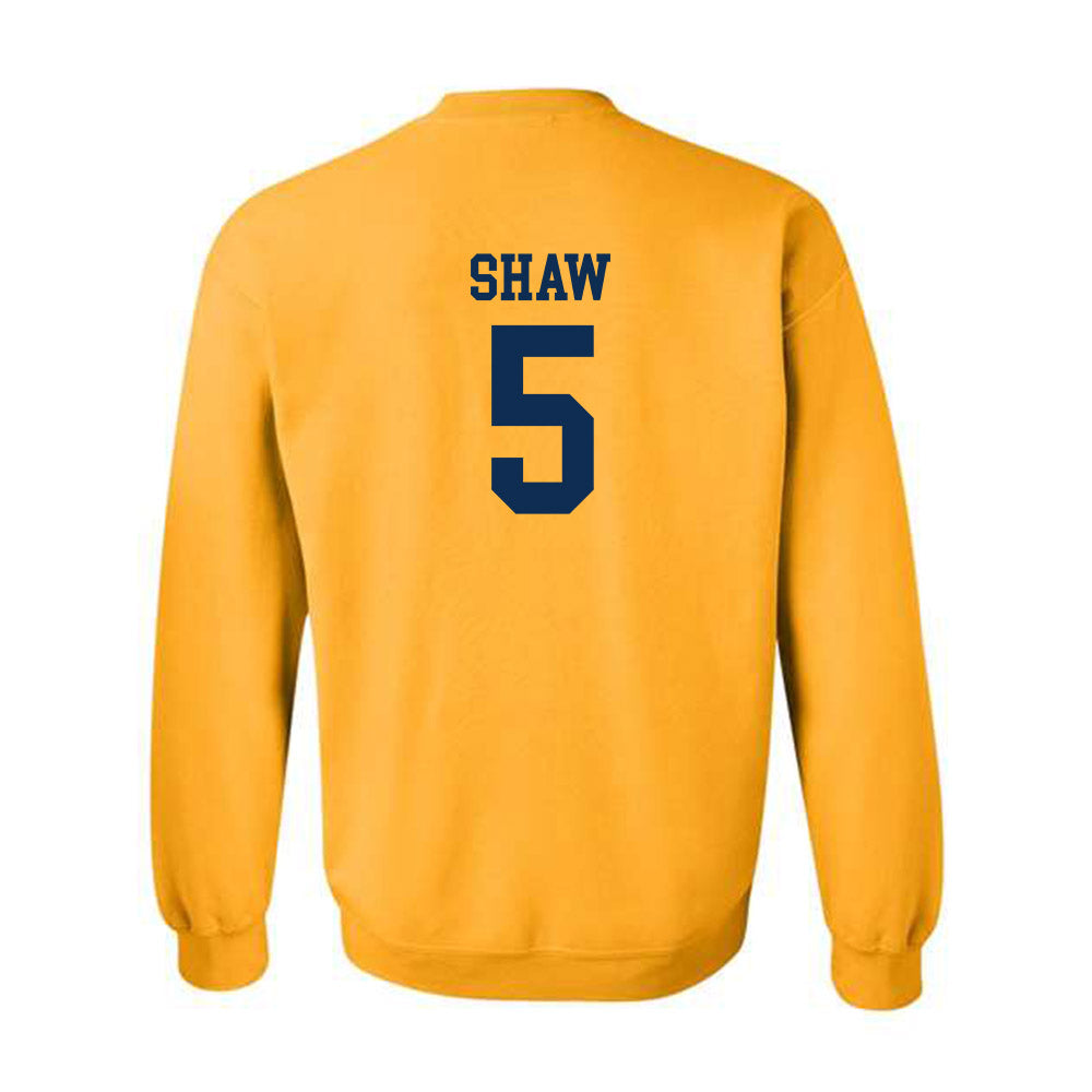 West Virginia - NCAA Women's Basketball : Sydney Shaw - Fashion Shersey Crewneck Sweatshirt-1