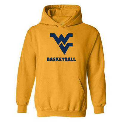 West Virginia - NCAA Men's Basketball : Jackson Fields - Fashion Shersey Hooded Sweatshirt-0