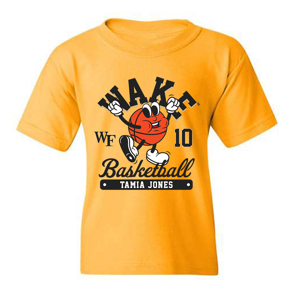 Wake Forest - NCAA Women's Basketball : Tamia Jones - Fashion Shersey Youth T-Shirt