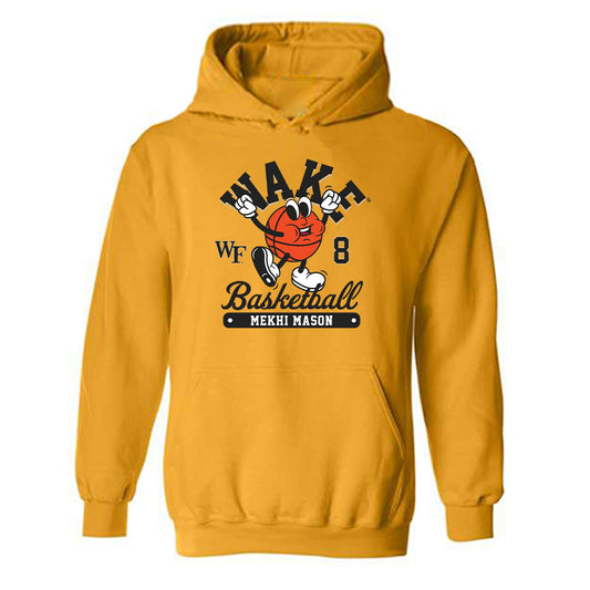 Wake Forest - NCAA Men's Basketball : Mekhi Mason - Fashion Shersey Hooded Sweatshirt-0