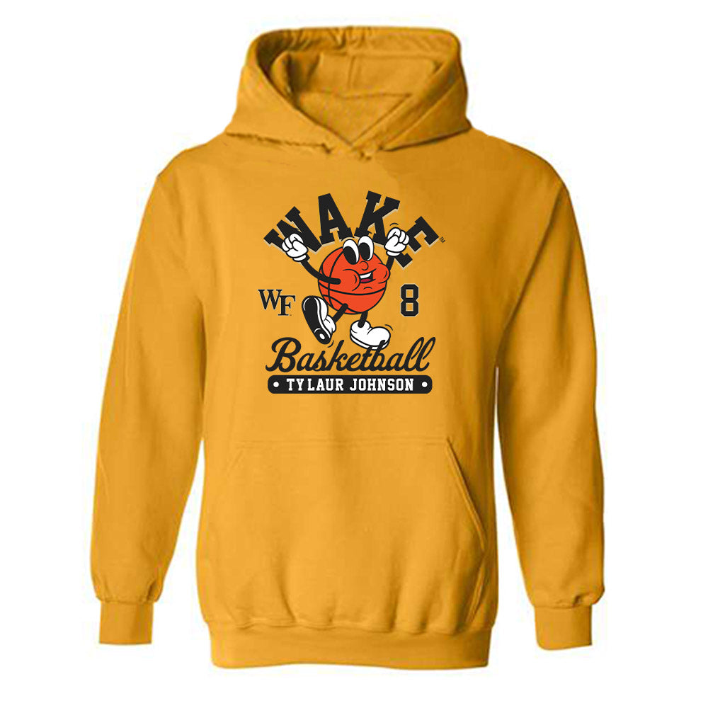 Wake Forest - NCAA Men's Basketball : Ty-laur Johnson - Fashion Shersey Hooded Sweatshirt