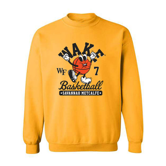 Wake Forest - NCAA Women's Basketball : Savannah Metcalfe - Fashion Shersey Crewneck Sweatshirt-0