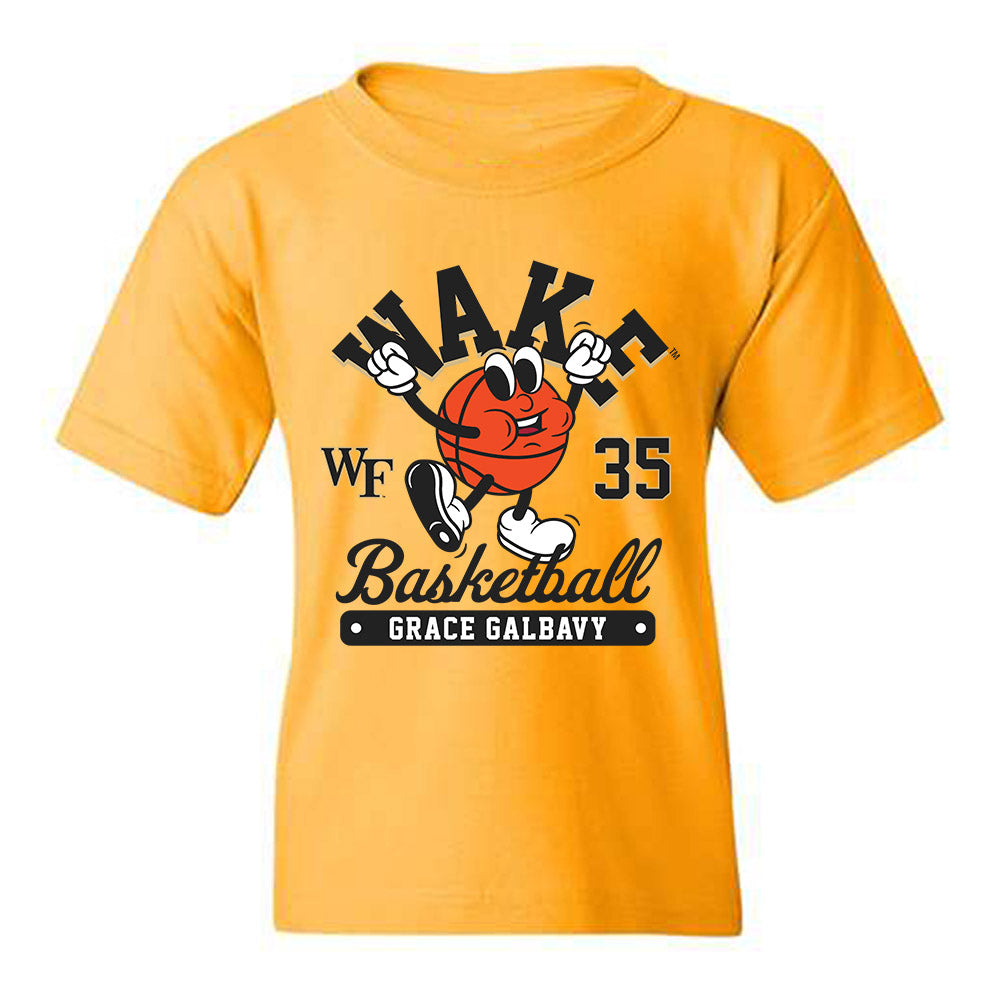 Wake Forest - NCAA Women's Basketball : Grace Galbavy - Fashion Shersey Youth T-Shirt-0