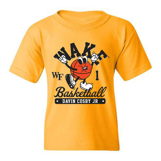 Wake Forest - NCAA Men's Basketball : Davin Cosby Jr - Fashion Shersey Youth T-Shirt