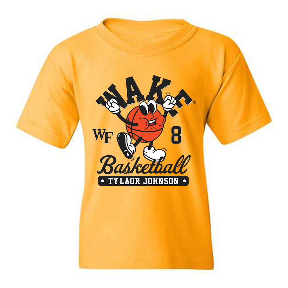 Wake Forest - NCAA Men's Basketball : Ty-laur Johnson - Fashion Shersey Youth T-Shirt