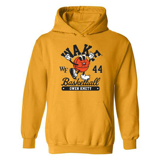 Wake Forest - NCAA Men's Basketball : Owen Kmety - Fashion Shersey Hooded Sweatshirt