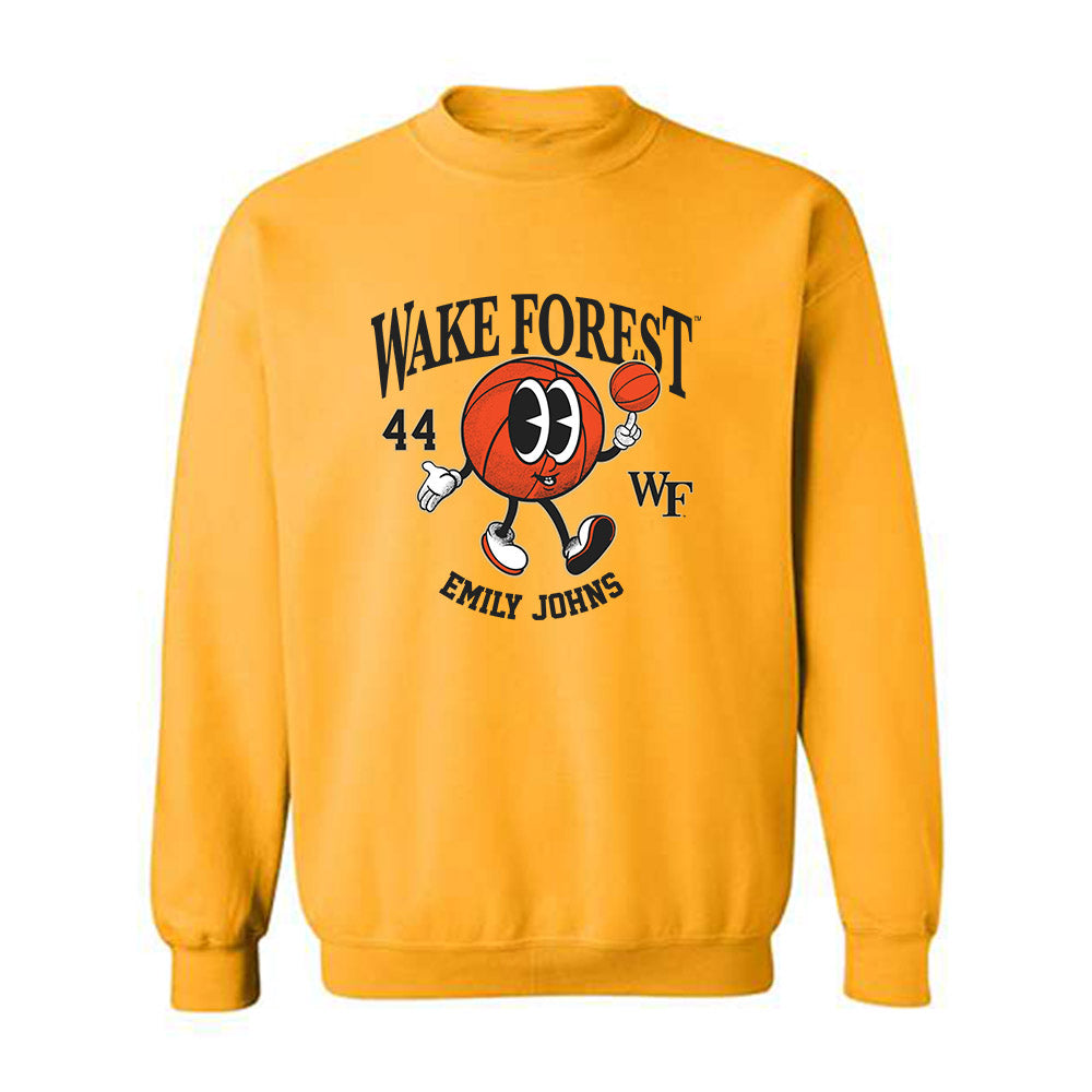 Wake Forest - NCAA Women's Basketball : Emily Johns - Fashion Shersey Crewneck Sweatshirt-0
